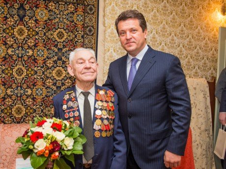 Ветерану Великой Отечественной войны Усману Байбекову вручена юбилейная медаль 70-летия Победы
