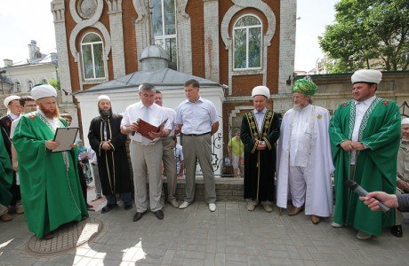 В Кирове состоялась церемония открытия минарета Вятской Соборной мечети