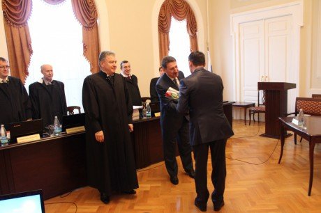 Вручение удостоверений федеральным судьям
