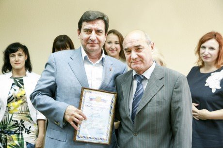 Главный федеральный инспектор по Республике Татарстан вручил благодарственное письмо Юрию Камалтынову