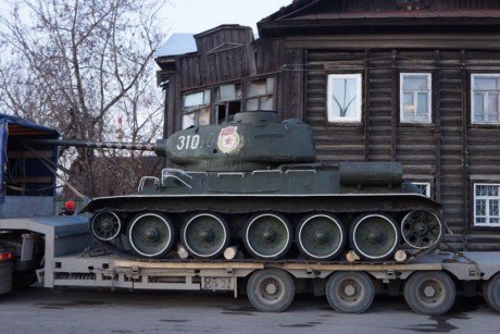 В Пермь прибыл один из символов празднования 70-летия Победы в Великой Отечественной войне