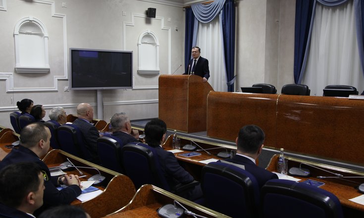 07.02.25_Виктор Демидов принял участие в расширенном заседании коллегии ГУ ФССП по РТ