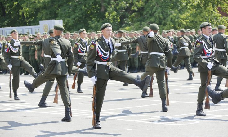 Торжественное закрытие второй смены лагерей «Гвардеец»  Приволжского федерального округа