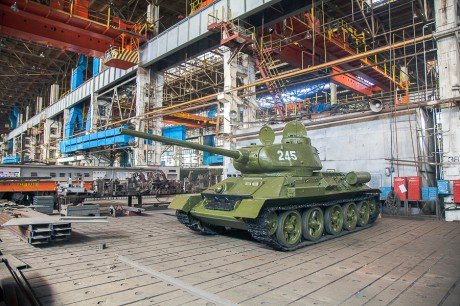 В канун 70-летия Великой Победы  в Самарской области восстановили легендарный танк Т-34-85