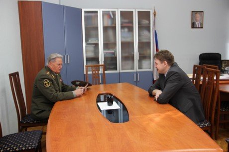 Рабочая встреча с председателем Российского Совета ветеранов органов внутренних дел и внутренних войск