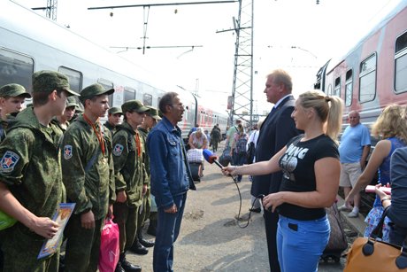 Завершение работы оборонно-спортивного оздоровительного лагеря «Гвардеец»