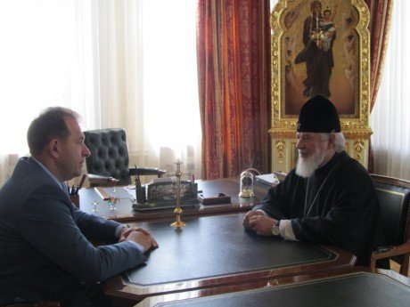 Главный федеральный инспектор Сергей Чабан встретился с главой Самарской митрополии