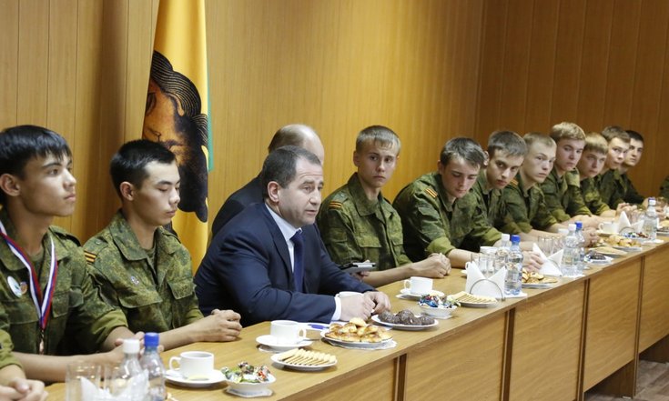 Торжественное закрытие второй смены лагерей «Гвардеец»  Приволжского федерального округа
