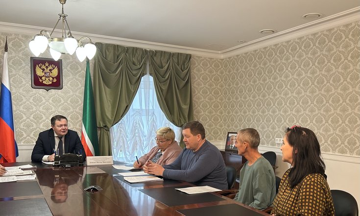 Главный федеральный инспектор по РТ провёл приём граждан