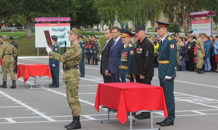 Присяга в Пермском военном институте