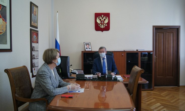 Пресс-релиз Ринат Гильмутдинов провёл рабочую встречу с руководителем регионального Управления Роспотребнадзора Натальей Вяльциной