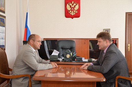 Сергей Гаврилин провел рабочую встречу с начальником ГУ Банка России по Оренбургской области