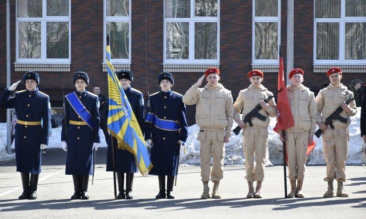 В день космонавтики в чувашском кадетском корпусе прошла церемония принятия кадет в ряды «ЮНАРМИЯ»