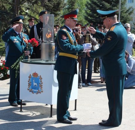 Самара приняла «Эстафету Вечного огня»