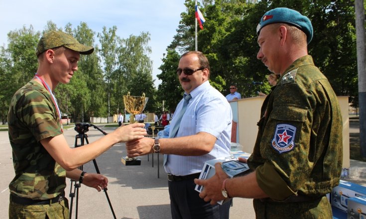 Торжественное закрытие второй смены лагерей «Гвардеец»  Приволжского федерального округа