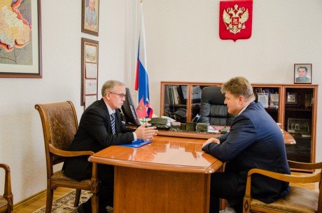 Сергей Гаврилин встретился с руководителем региональной налоговой службы