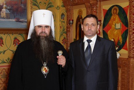 Рабочая встреча Сергея Валенкова и митрополита Нижегородского и Арзамасского Георгия