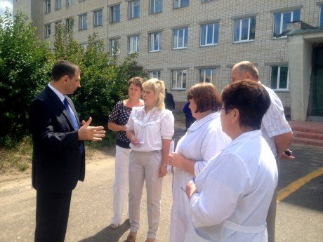 Главный федеральный инспектор по Нижегородской области посетил Сосновский район 