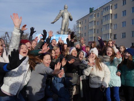 В Чебоксарах состоялась репетиция Всероссийского флешмоба «День Победы»