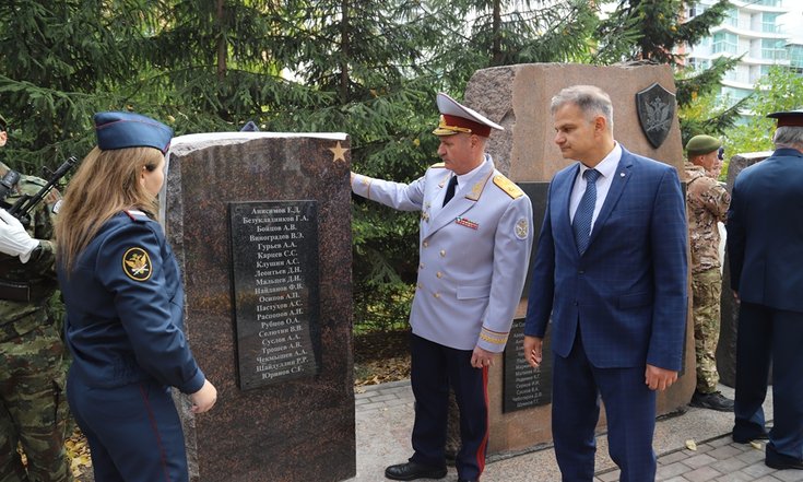 22.09.2025 Открытие памятника, посвящённого памяти бывшим сотрудникам УИС, погибшим на СВО