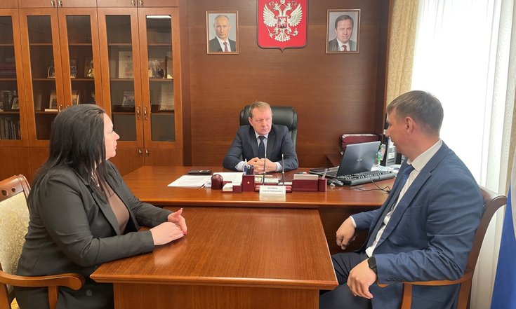 Пресс-релиз Сергей Беляков провел рабочую встречу