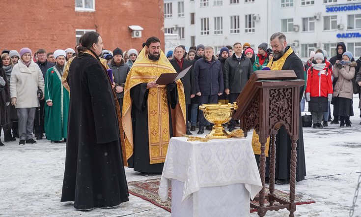 Освящение Креста в ПГНИУ