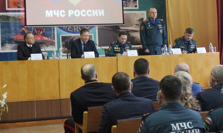 Геннадий Федоров принял участие в представлении нового начальника Главного управления МЧС России по Чувашской Республике