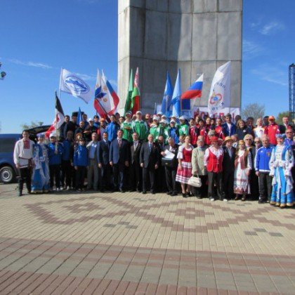 В Ижевске встретили участников XII Международного студенческого легкоатлетического пробега