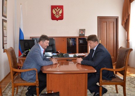 Встреча с руководителем депутатской фракции  Законодательного Собрания