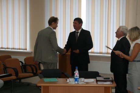 Главный федеральный инспектор вручил удостоверения судьям Удмуртской Республики