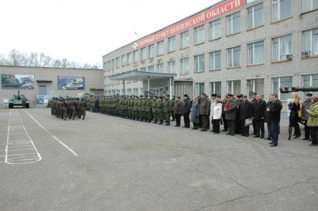 На сборном пункте Пензенской области открыт мемориал героям