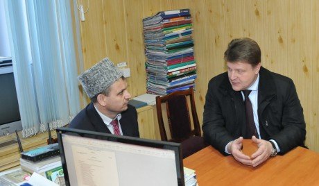 Встреча с председателем Духовного управления мусульман Оренбуржья