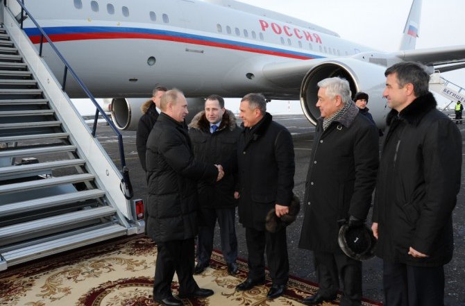 Рабочая поездка Владимира Путина в Набережные Челны    
